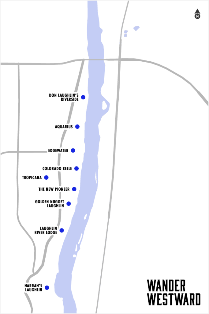 Laughlin Casinos Map